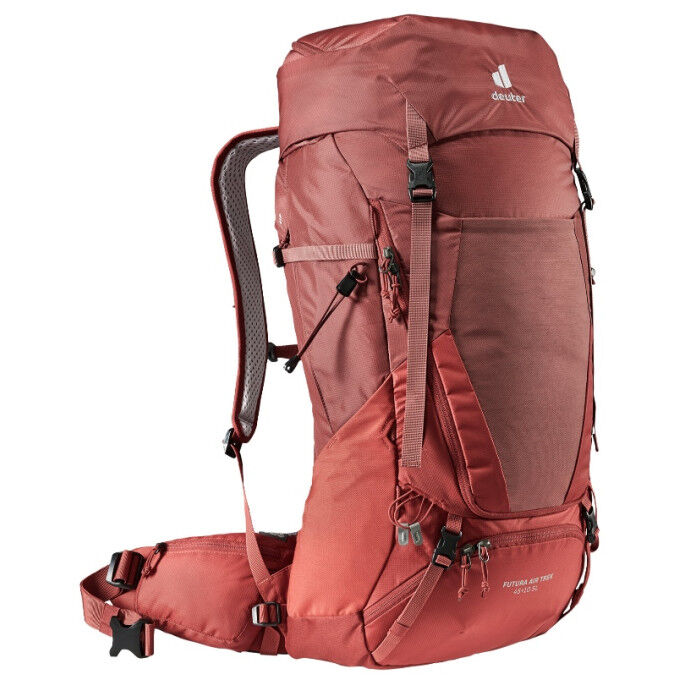 Backpack Deuter FUTURA AIR TREK 45 + 10 SL Redwood / Lava Backpack Deuter FUTURA AIR TREK 45 + 10 SL Redwood / Lava