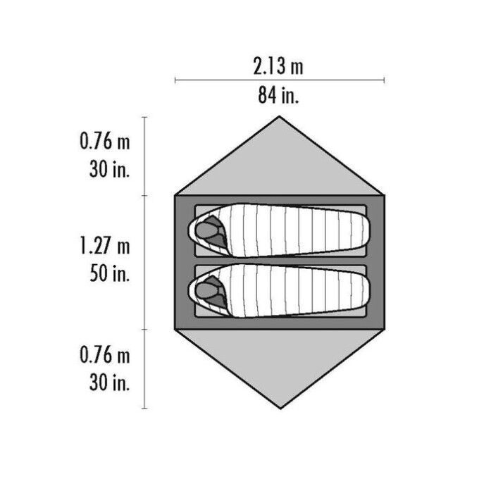 MSR HUBBA HUBBA NX Gray Tent MSR HUBBA HUBBA NX Gray Tent