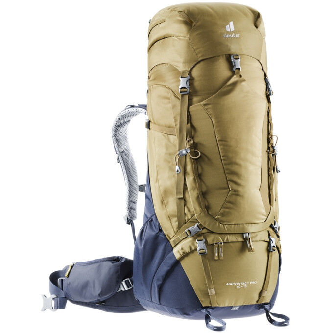 Backpack Deuter AIRCONTACT PRO 60 + 15 Clay / Navy