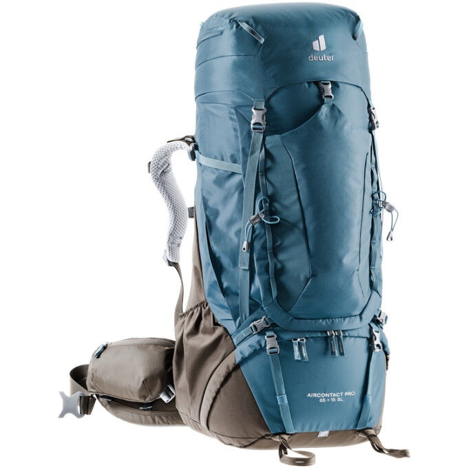 Backpack Deuter AIRCONTACT PRO 65 + 15 SL Arctic / Coffee Backpack Deuter AIRCONTACT PRO 65 + 15 SL Arctic / Coffee