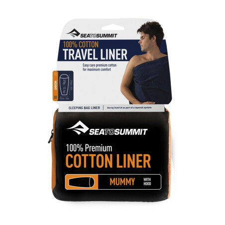 Sea to Summit COTTON RECTANGULAR STANDARD Navy Fitted Sheet