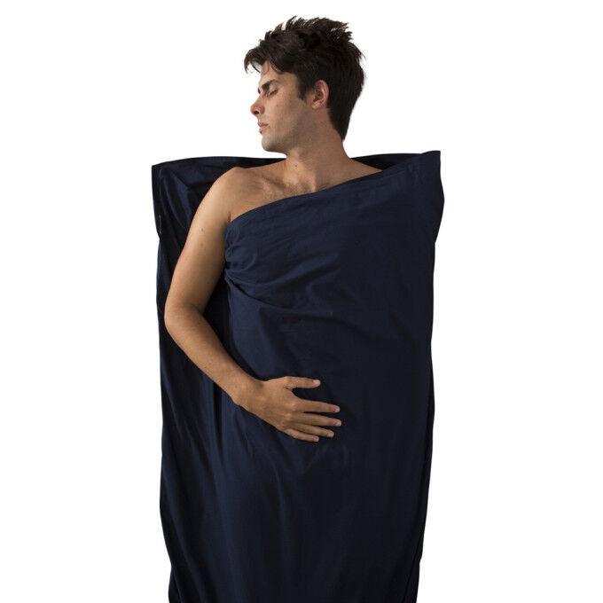 Sea to Summit COTTON RECTANGULAR STANDARD Navy Fitted Sheet