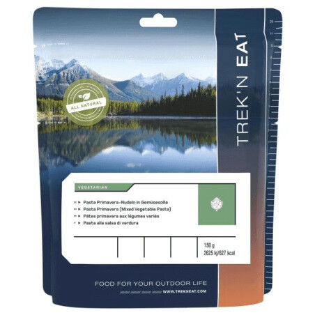 Trek'n Eat freeze-dried meal Pasta primavera with mixed vegetables