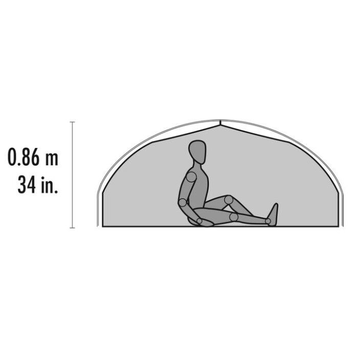 Tente MSR CARBON REFLEX 2 V5 Green