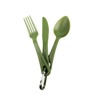 Couverts CAO 3 pièces + mousquetons