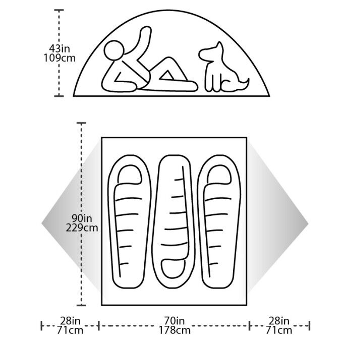 Tente Big Agnes Copper Spur 3 Platinum