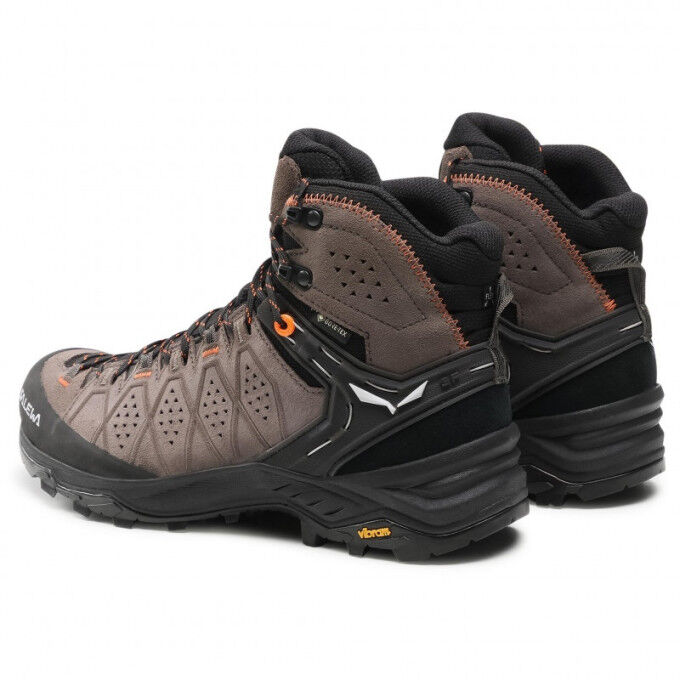 Chaussures de trekking Salewa MS ALP TRAINER 2 MID GTX Wallnut/Fluo orange