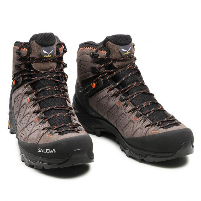 Salewa MS ALP TRAINER 2 MID GTX Wallnut/Fluo orange trekking boots