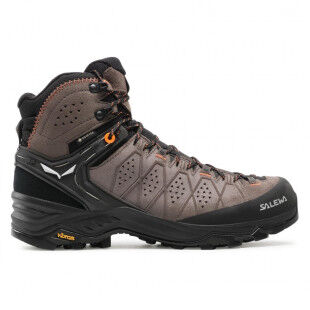 Chaussures de trekking Salewa MS ALP TRAINER 2 MID GTX Wallnut/Fluo orange