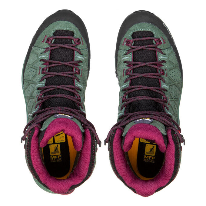 Chaussures de rando Salewa WS ALP TRAINER 2 MID GTX Green duck/Green