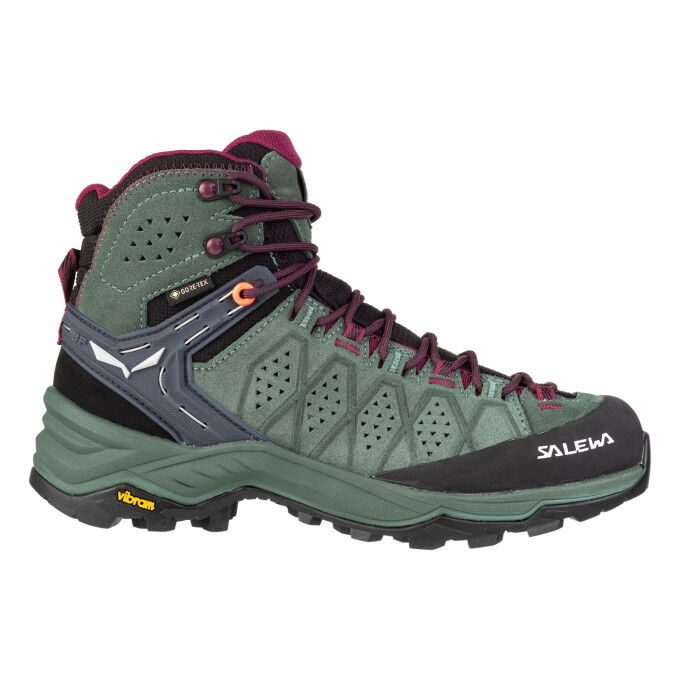 Zapatos senderismo Salewa WS ALP TRAINER 2 MID GTX Verde pato/Verde