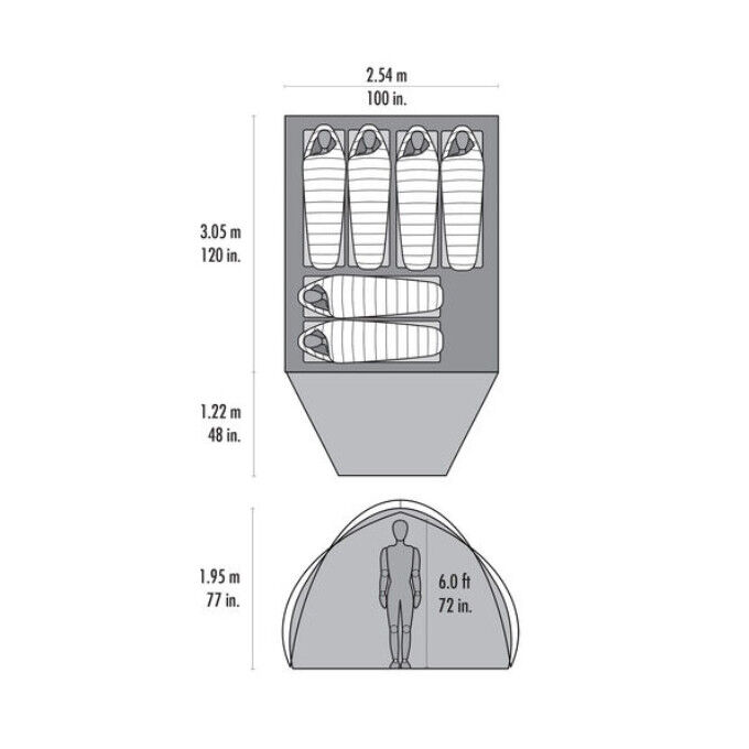MSR HABITUDE 6 tent MSR HABITUDE 6 tent
