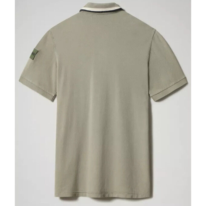 Napapijri GANDY Silver Sage polo shirt Napapijri GANDY Silver Sage polo shirt