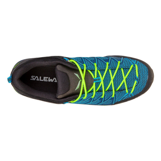 Salewa MS MTN TRAINER LITE Shoes Blue malta/Fluo green