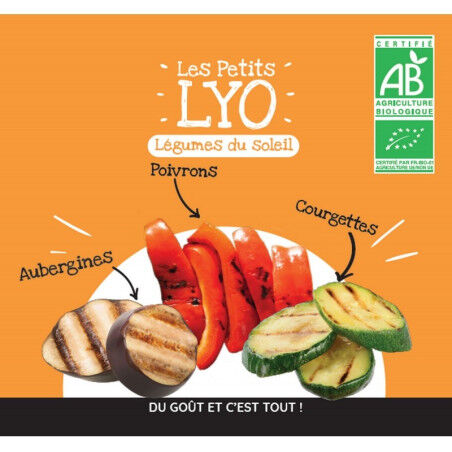Légumes lyophilisés Voyager Légumes du soleil bio 8G