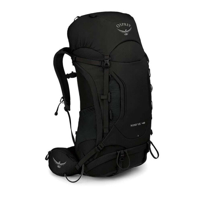 Osprey KESTREL 48 Black Backpack Osprey KESTREL 48 Black Backpack