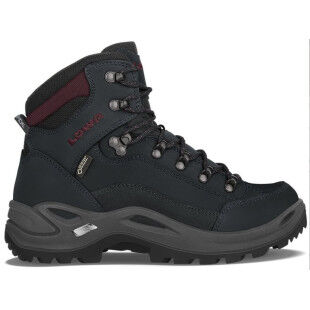 Lowa RENEGADE GTX® MID Ws black/burgundy shoes