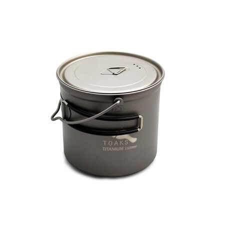 Toaks Titanium 1100ml POT WITH BAIL HANDLE