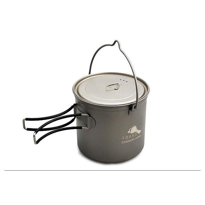 Toaks Titanium 1100ml POT WITH BAIL HANDLE