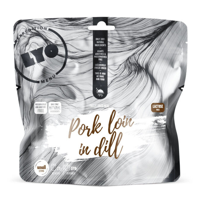 Lyofood freeze-dried meal Pork fillet and potatoes with dill 370g