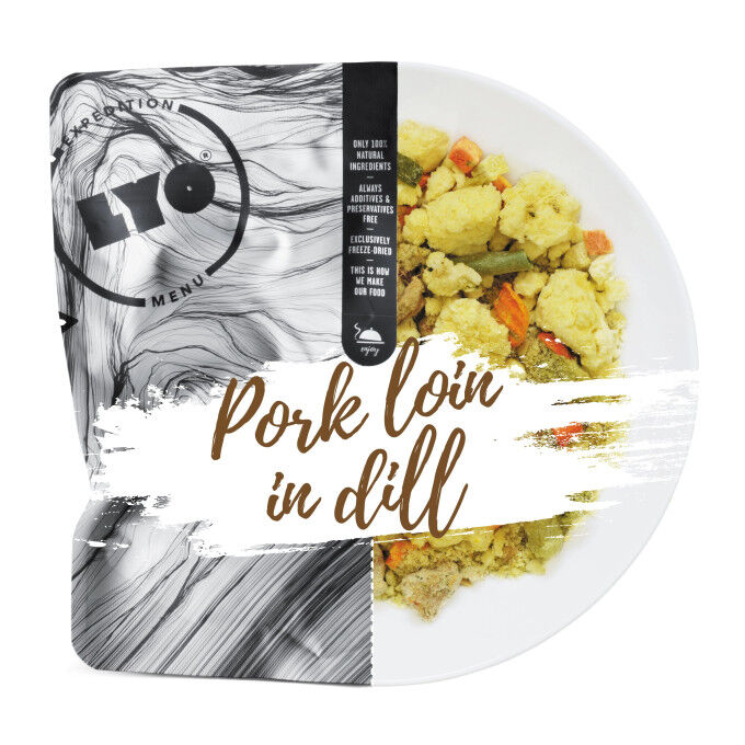 Lyofood freeze-dried meal Pork fillet and potatoes with dill 500g Lyofood freeze-dried meal Pork fillet and potatoes with dill 500g