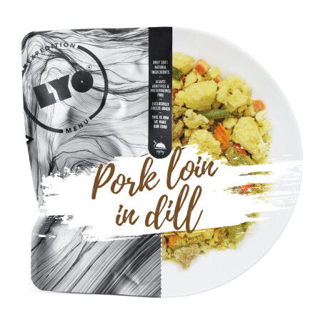 Lyofood freeze-dried meal Pork fillet and potatoes with dill 500g