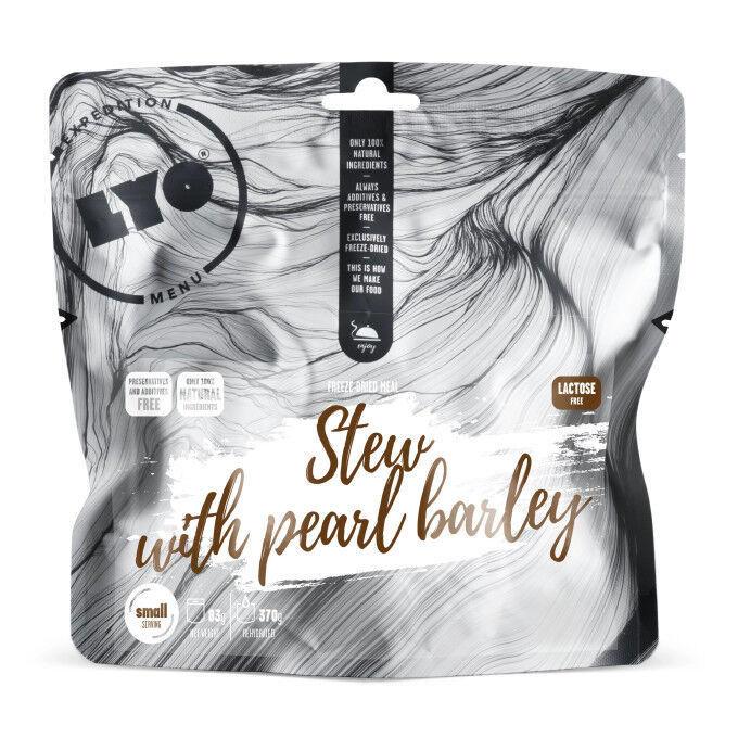 Lyofood freeze-dried meal Pork and pearl barley stew 500g Lyofood freeze-dried meal Pork and pearl barley stew 500g
