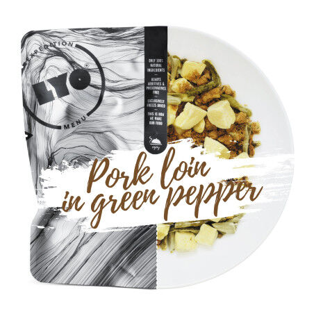 Repas lyophilisé Lyofood Filet de porc au poivre vert et aux pommes de terre 500g