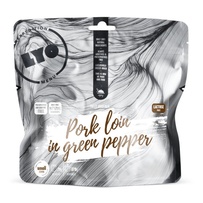 Repas lyophilisé Lyofood Filet de porc au poivre vert et aux pommes de terre 500g