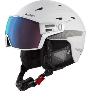 Casco con visera Cairn SHUFFLE S-VISOR Evolight NXT en color blanco