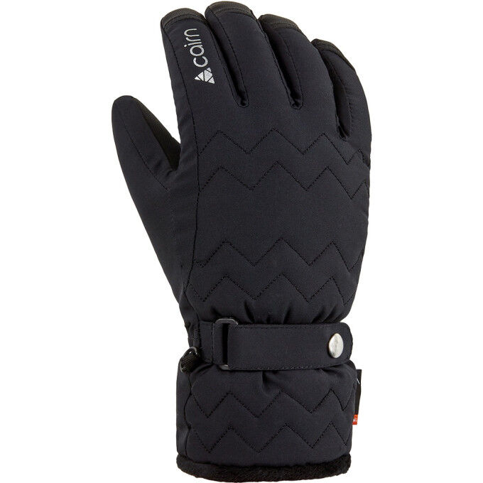 Cairn ABYSS 2 W C-TEX Full Black Zigzag Gloves Cairn ABYSS 2 W C-TEX Full Black Zigzag Gloves