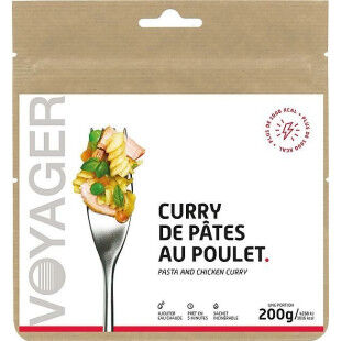 Repas lyophilisé Voyager Curry de pâtes au poulet 200g