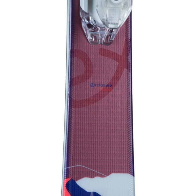 Lote de esquís Dynastar E 4X4 5 + fijaciones XP W 11 GW B83 Blanco / Azul / Rosa