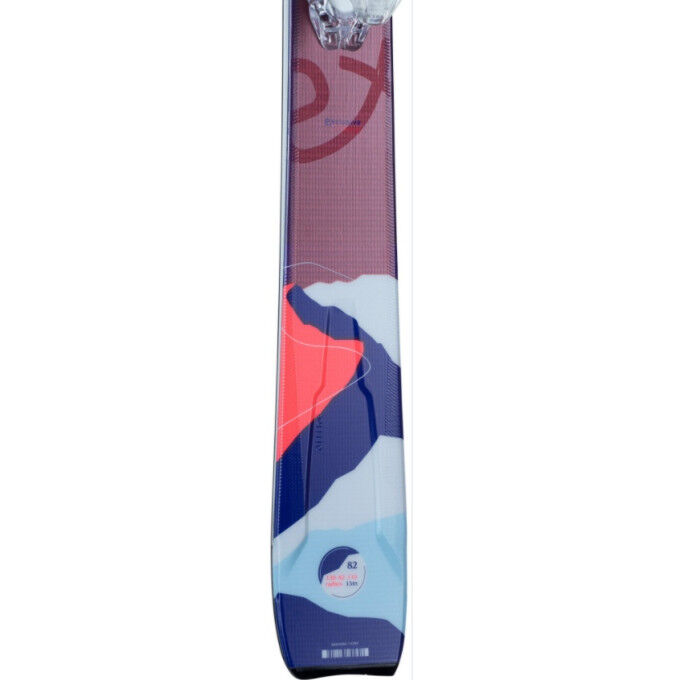 Pack de skis Dynastar E 4X4 5 + fixations XP W 11 GW B83 White / Blue / Pink
