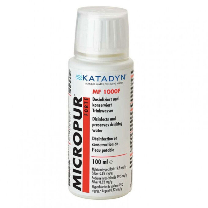 Katadyn MICROPUR FORTE - MF 1000 F bottle Katadyn MICROPUR FORTE - MF 1000 F bottle