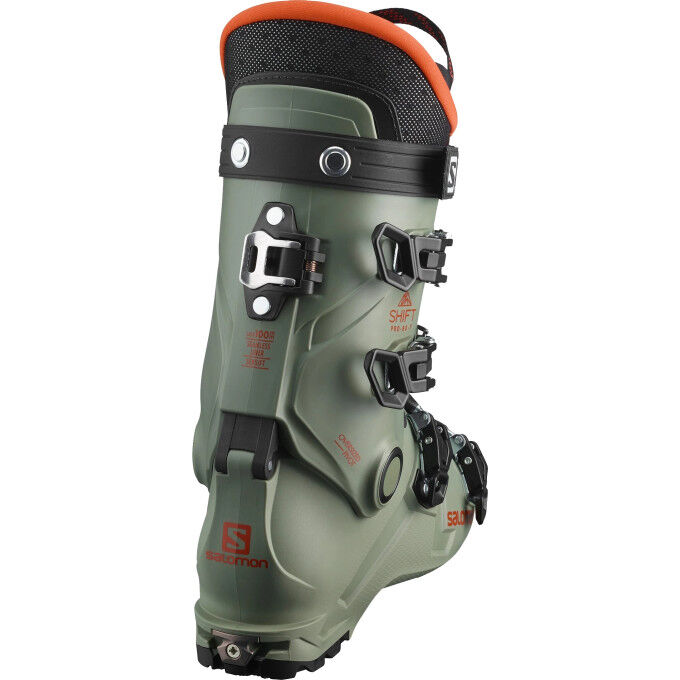 Salomon SHIFT PRO 80 T AT Oil Green / Black / Orange ski boots Salomon SHIFT PRO 80 T AT Oil Green / Black / Orange ski boots