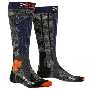 Chaussettes X-Socks SKI RIDER 4.0 Grey/Blue