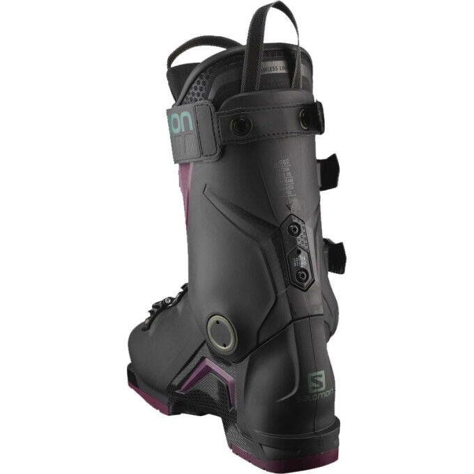Salomon S/MAX 120 W GW Ski Boots Black / Burgendy / Shift Green/ Blue Salomon S/MAX 120 W GW Ski Boots Black / Burgendy / Shift Green/ Blue