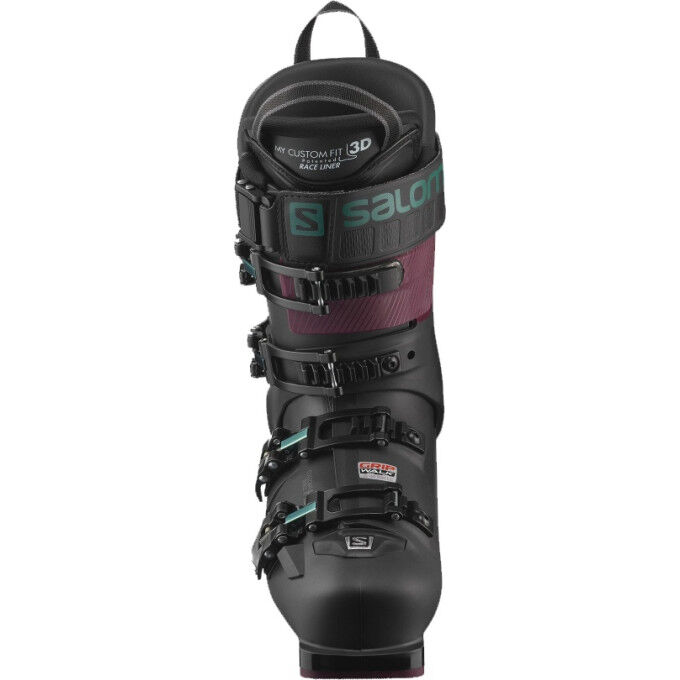 Salomon S/MAX 120 W GW Ski Boots Black / Burgendy / Shift Green/ Blue Salomon S/MAX 120 W GW Ski Boots Black / Burgendy / Shift Green/ Blue