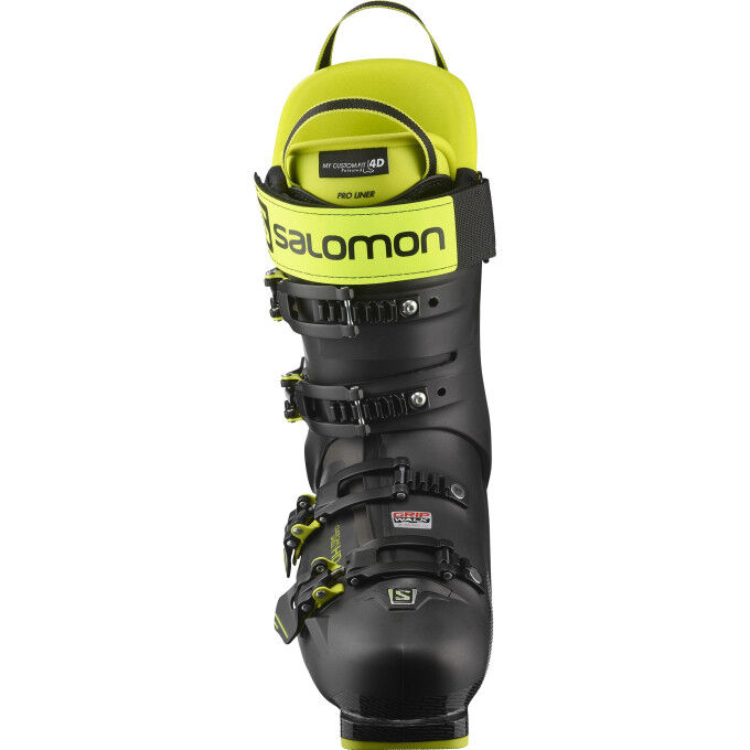Salomon S/PRO 110 Black / Acid Green / Dark Silver Metallics ski boots Salomon S/PRO 110 Black / Acid Green / Dark Silver Metallics ski boots