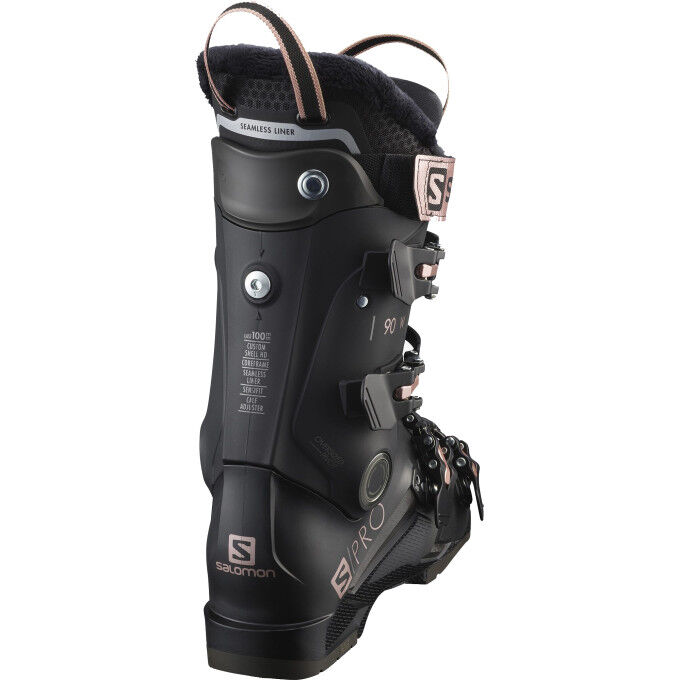 Chaussures de ski Salomon S/PRO 90 W GW Black / Rose Gold / Belluga