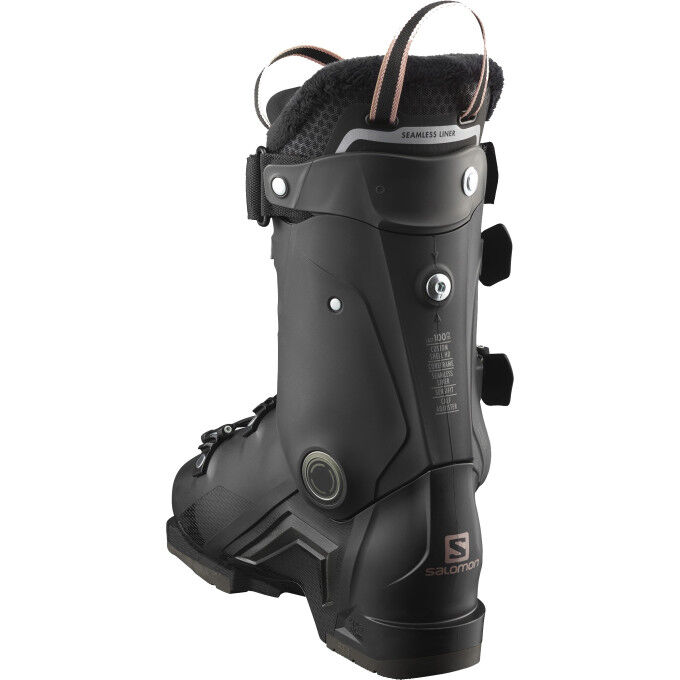 Chaussures de ski Salomon S/PRO 90 W GW Black / Rose Gold / Belluga