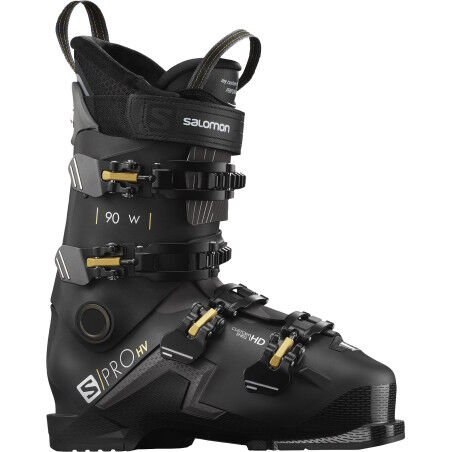 Botas esquí Salomon S/PRO HV 90 W Negro / Belluga / Golden Glaw