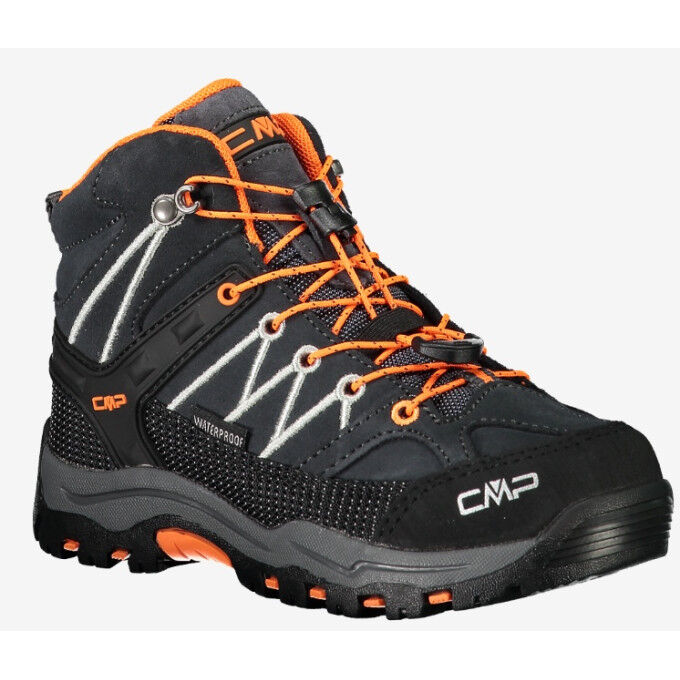 Hiking shoes CMP KIDS RIGEL MID Anthracite-Flash Orange Hiking shoes CMP KIDS RIGEL MID Anthracite-Flash Orange