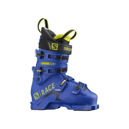 Salomon S/RACE 90 NC Race Blue / Acid Green ski boots
