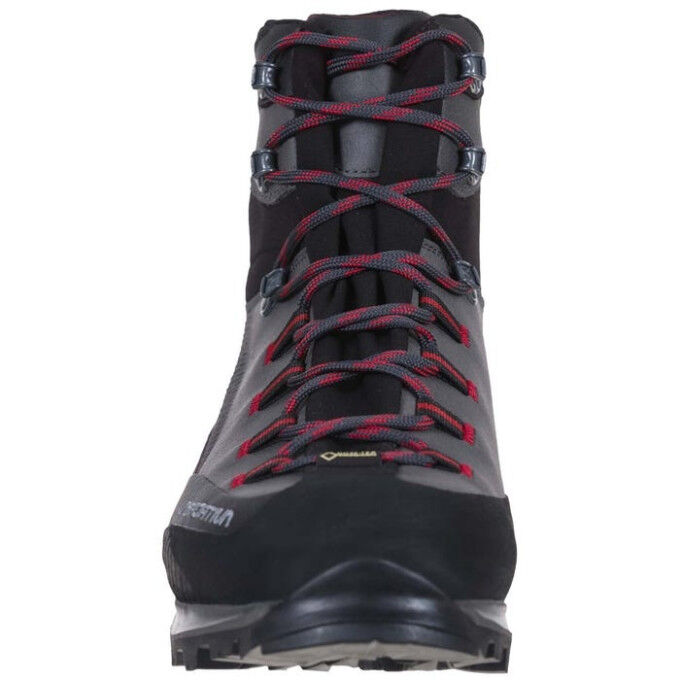 Hiking boots La Sportiva TRANGO TRK LEATHER GTX Carbon/Chili Hiking boots La Sportiva TRANGO TRK LEATHER GTX Carbon/Chili