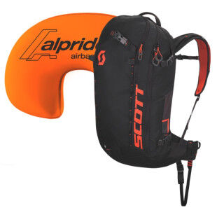 Sac airbag Scott PACK PATROL E1 40 KIT Black/Burnt orange