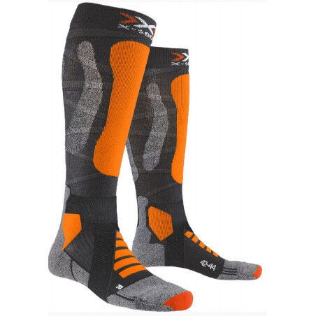 Chaussettes X-Socks SKI TOURING V4.0 Anthracite/Orange