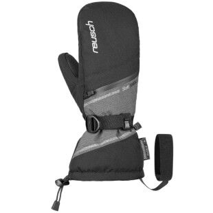 Reusch DEMI R-TEX® XT MITTEN Mittens Black/Grey melange/Silver