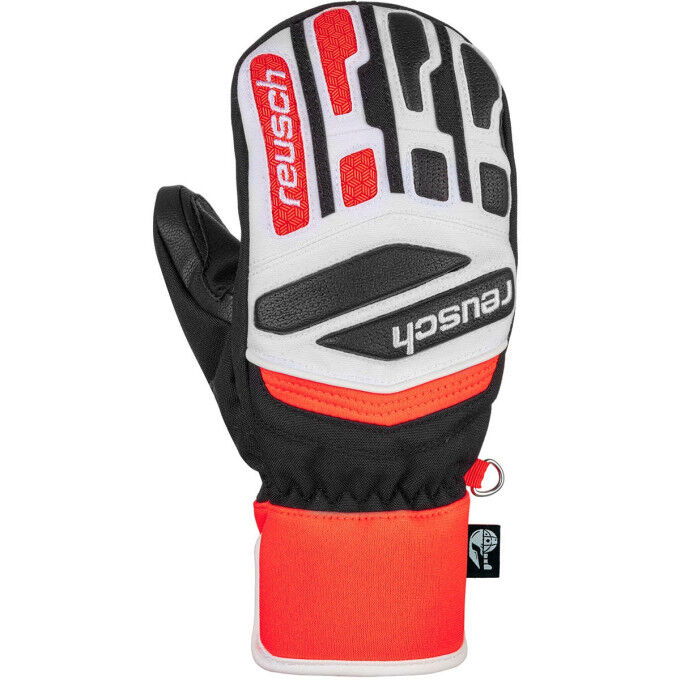 Reusch WORLDCUP WARRIOR PRIME R-TEX XT JUNIOR Mittens Black/White/Fluo red Reusch WORLDCUP WARRIOR PRIME R-TEX XT JUNIOR Mittens Black/White/Fluo red